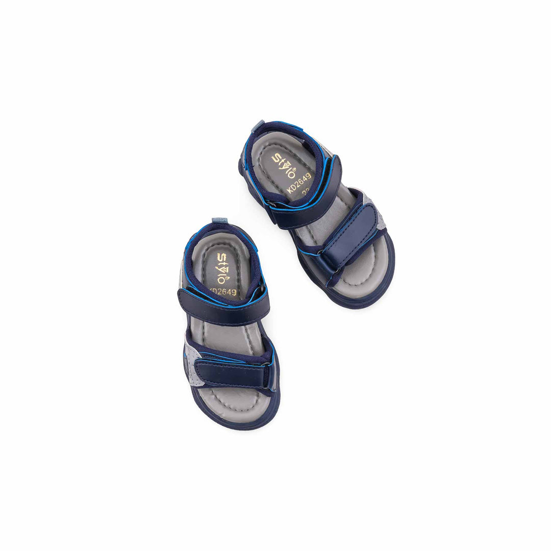 Boys Navy Casual Sandal KD2649