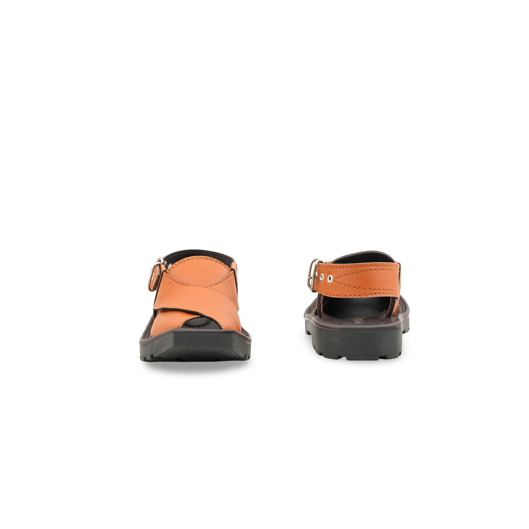 Boys Mustard Peshawari Chappal KD2656