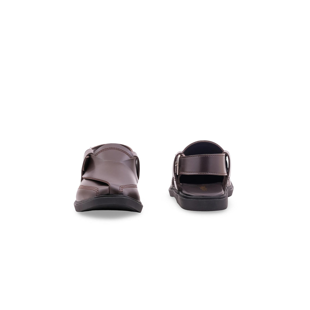 Boys Coffee Peshawari Chappal KD2660