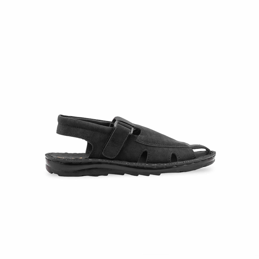 Boys Black Formal Sandal KD2664