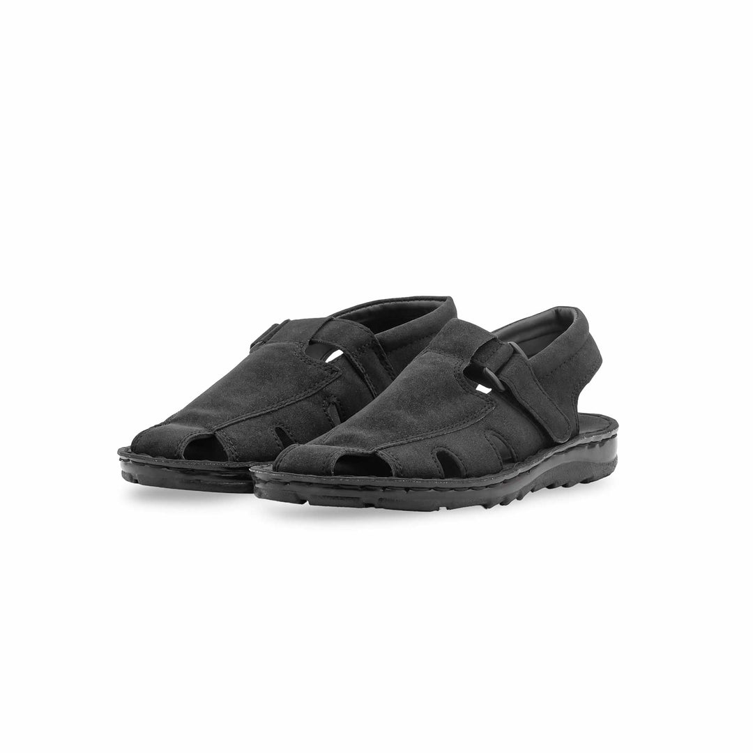 Boys Black Formal Sandal KD2664
