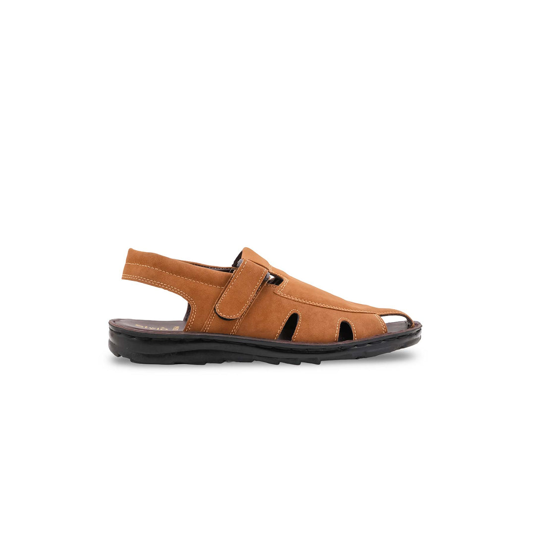 Boys Brown Formal Sandal KD2664