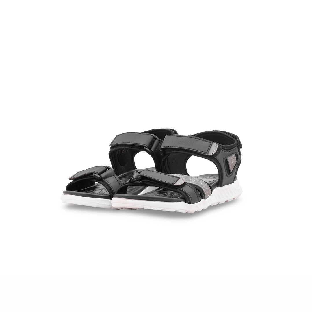 Boys Black Casual Sandal KD2668