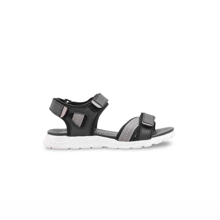 Boys Black Casual Sandal KD2668