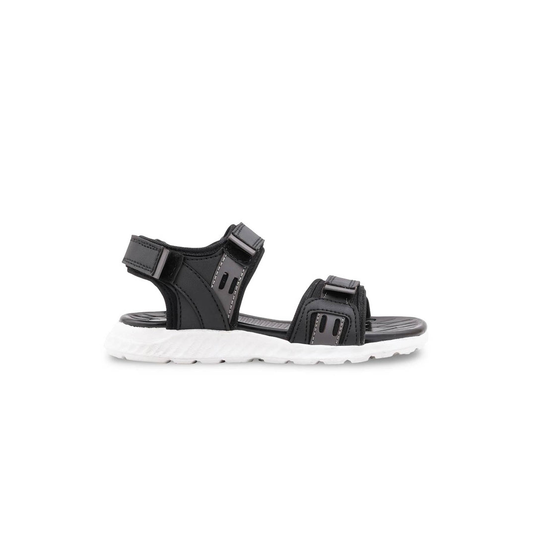 Boys Black Casual Sandal KD2669