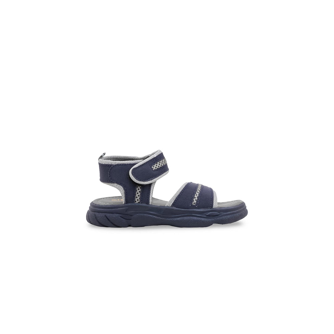 Boys Grey Casual Sandal KD2671