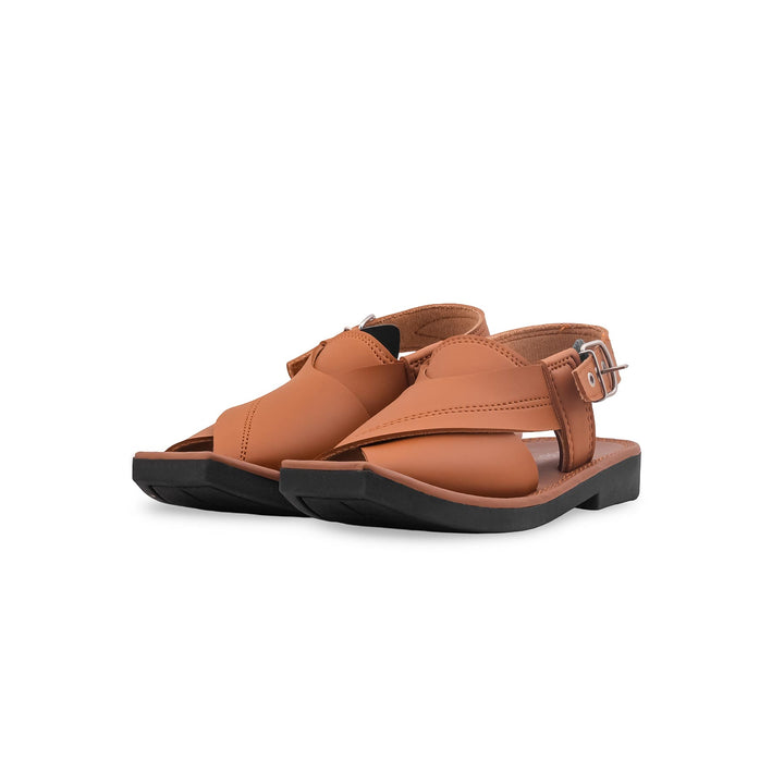 Boys Mustard Peshawari Chappal KD2678