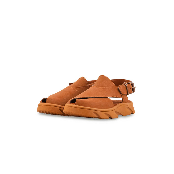 Boys Mustard Peshawari Chappal KD2681