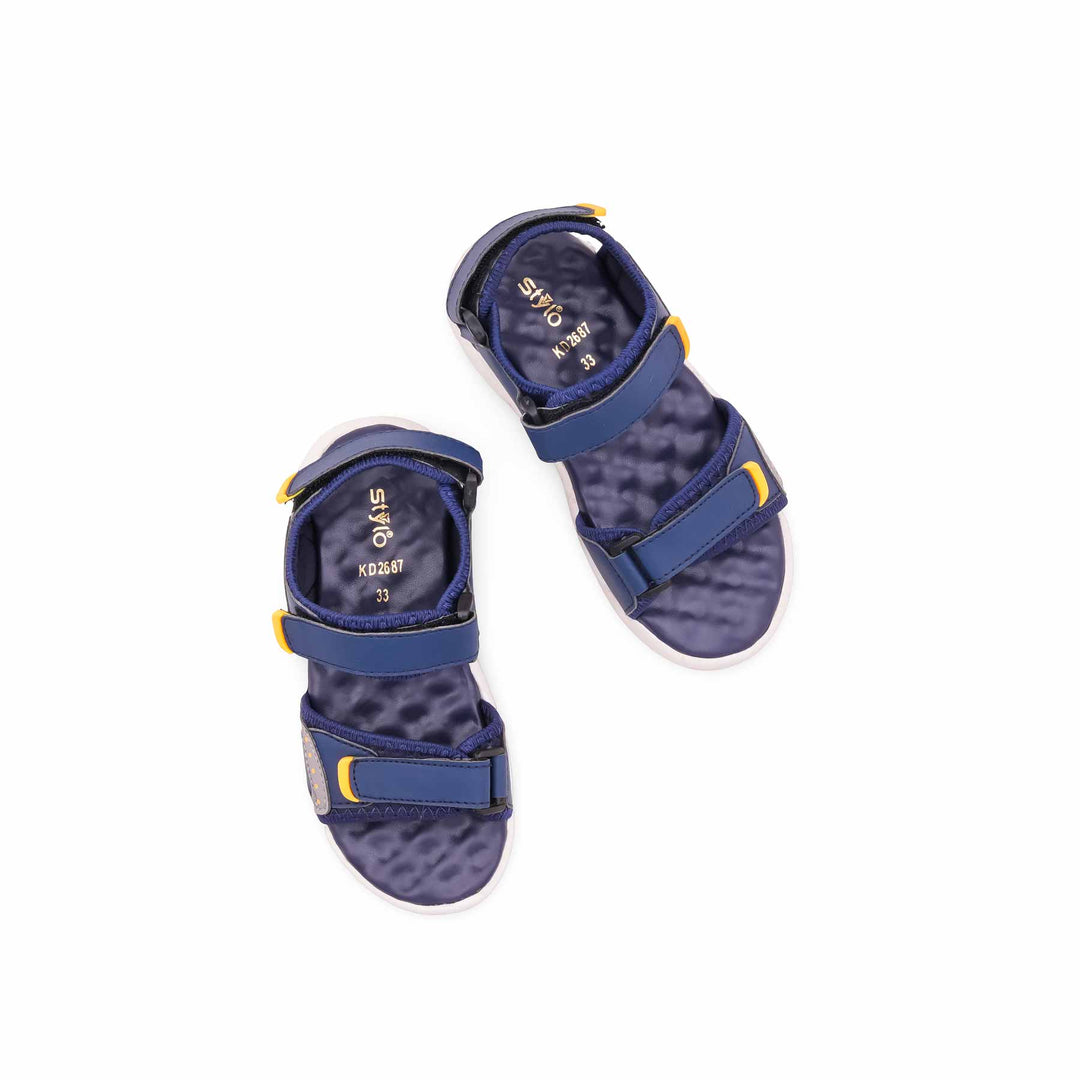 Boys Navy Casual Sandal KD2687