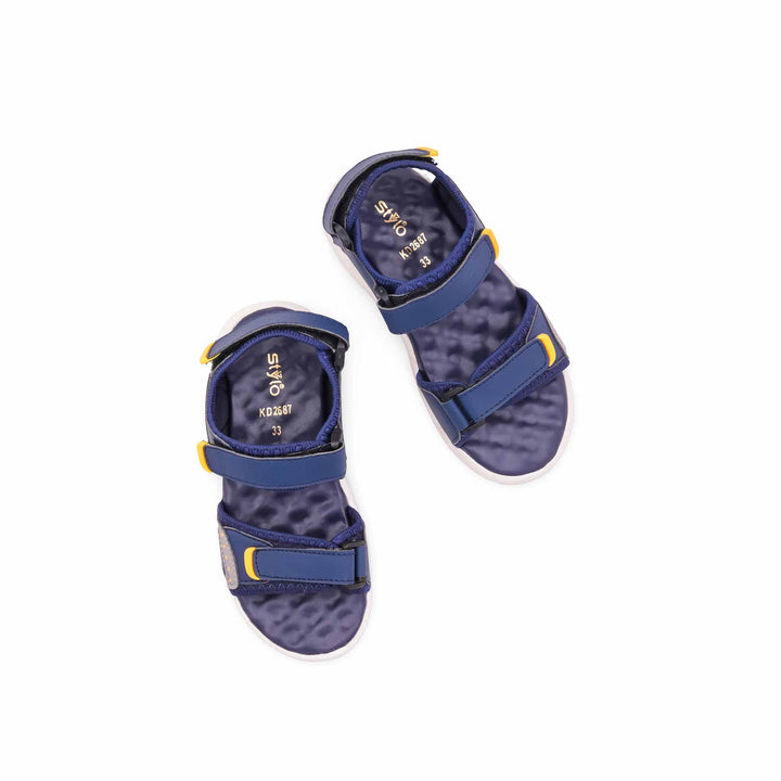 Boys Navy Casual Sandal KD2687