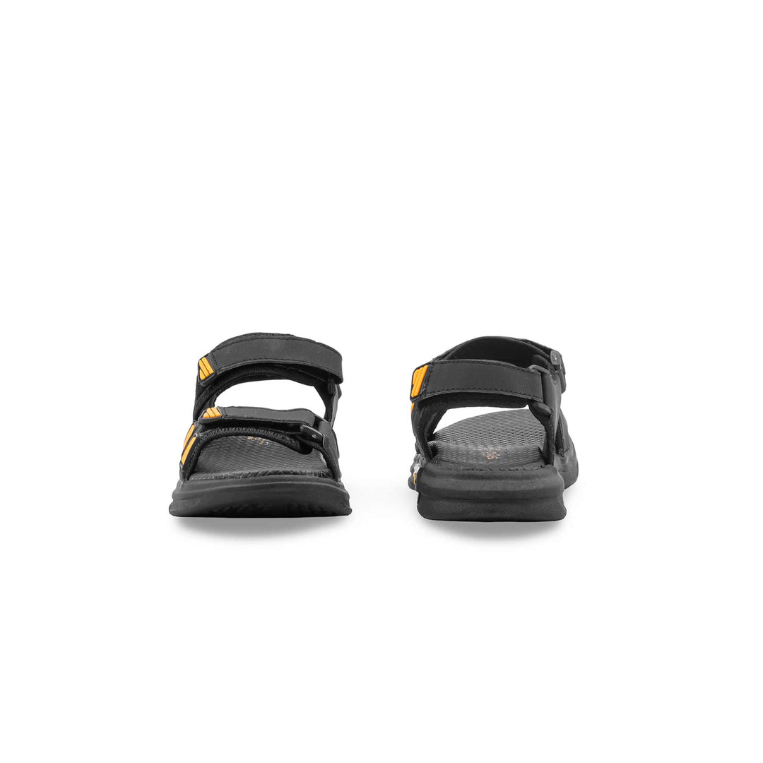 Boys Black Casual Sandal KD2689