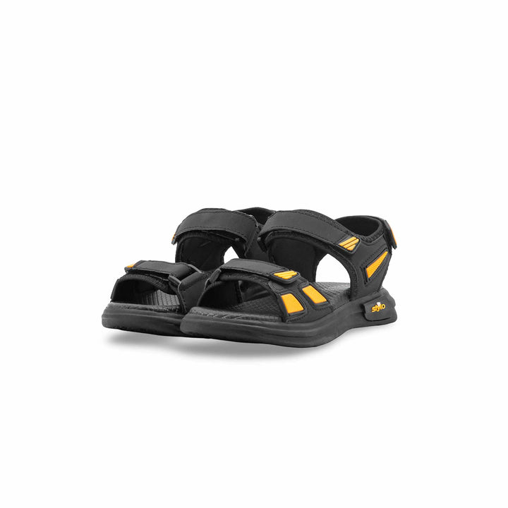 Boys Black Casual Sandal KD2689