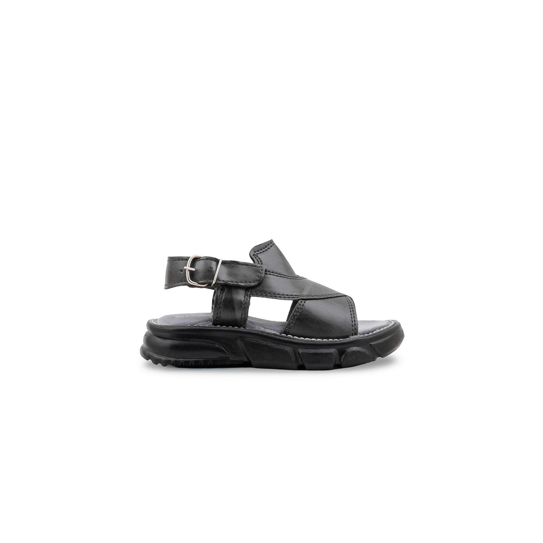 Boys Grey Formal Sandal KD2691