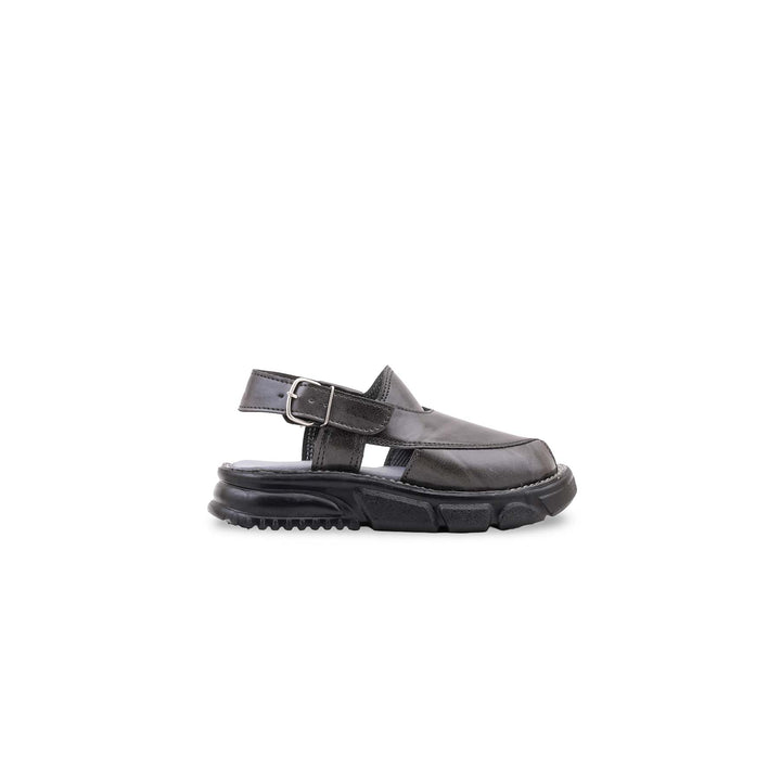 Boys Grey Peshawari Chappal KD2692