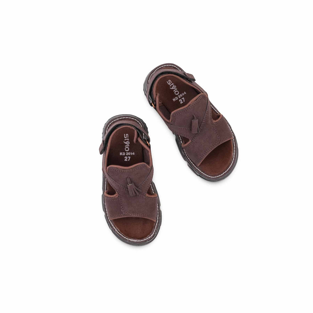 Boys Coffee Formal Sandal KD2694