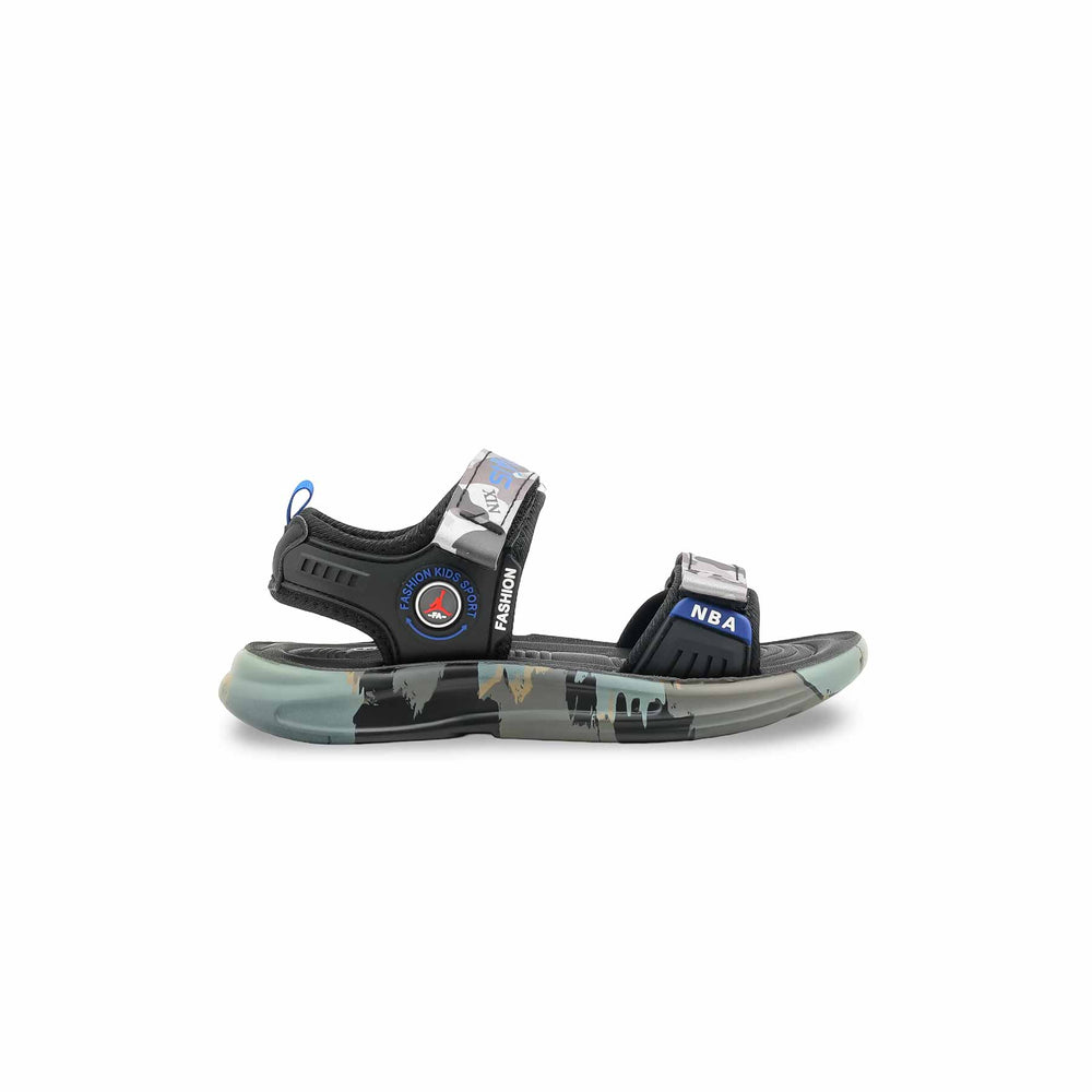 Boys Black Formal Sandal KD2702