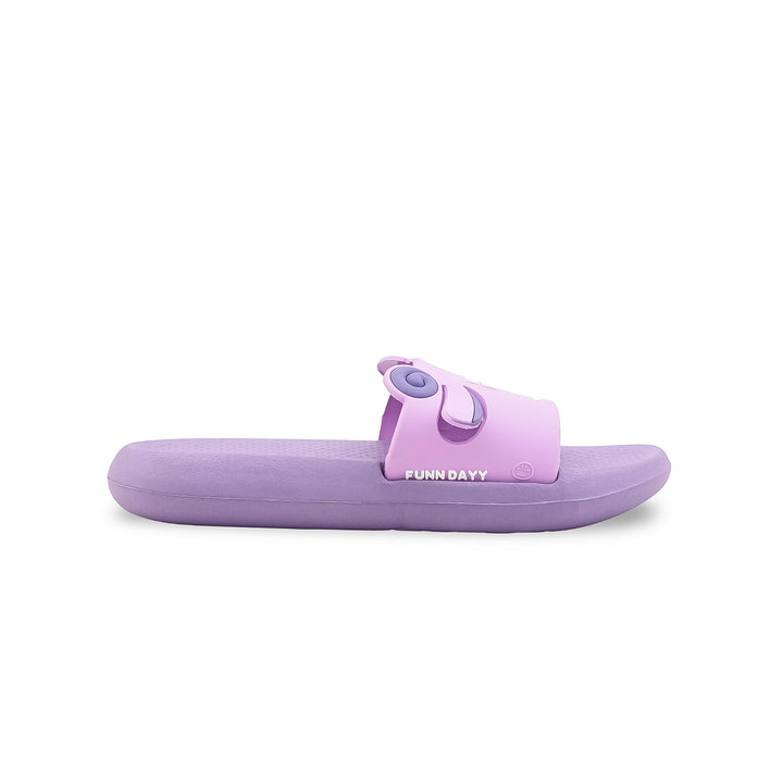 Girls Purple Casual Flip Flop KD2718