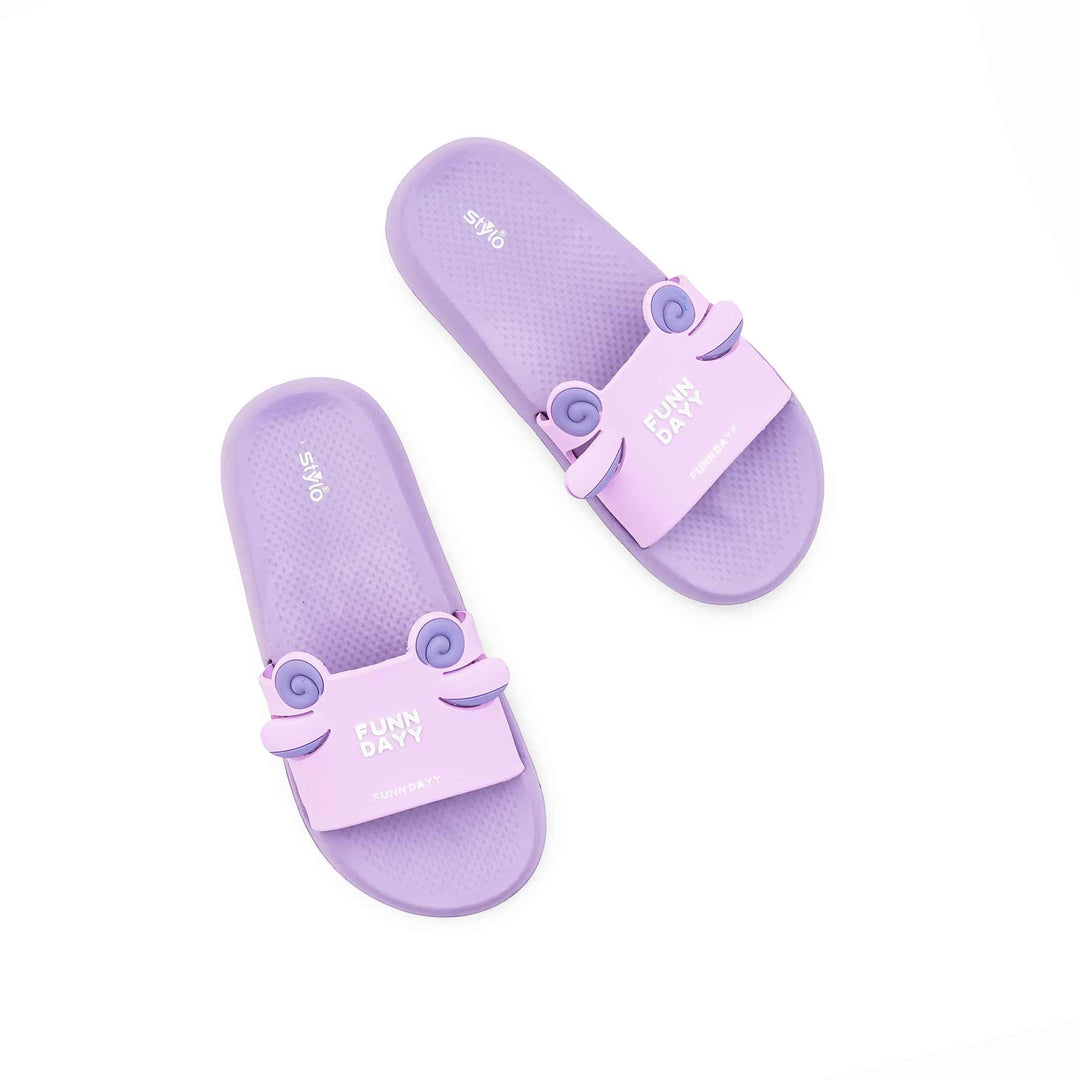 Girls Purple Casual Flip Flop KD2718