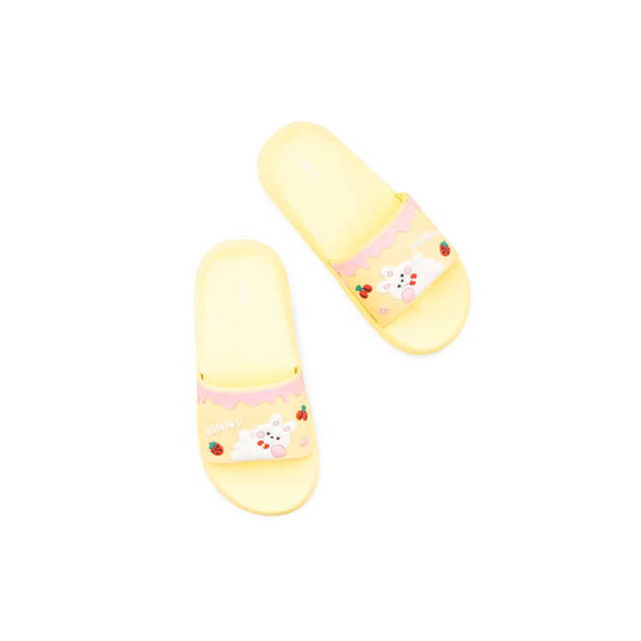 Girls Lemon Flip Flops KD2728