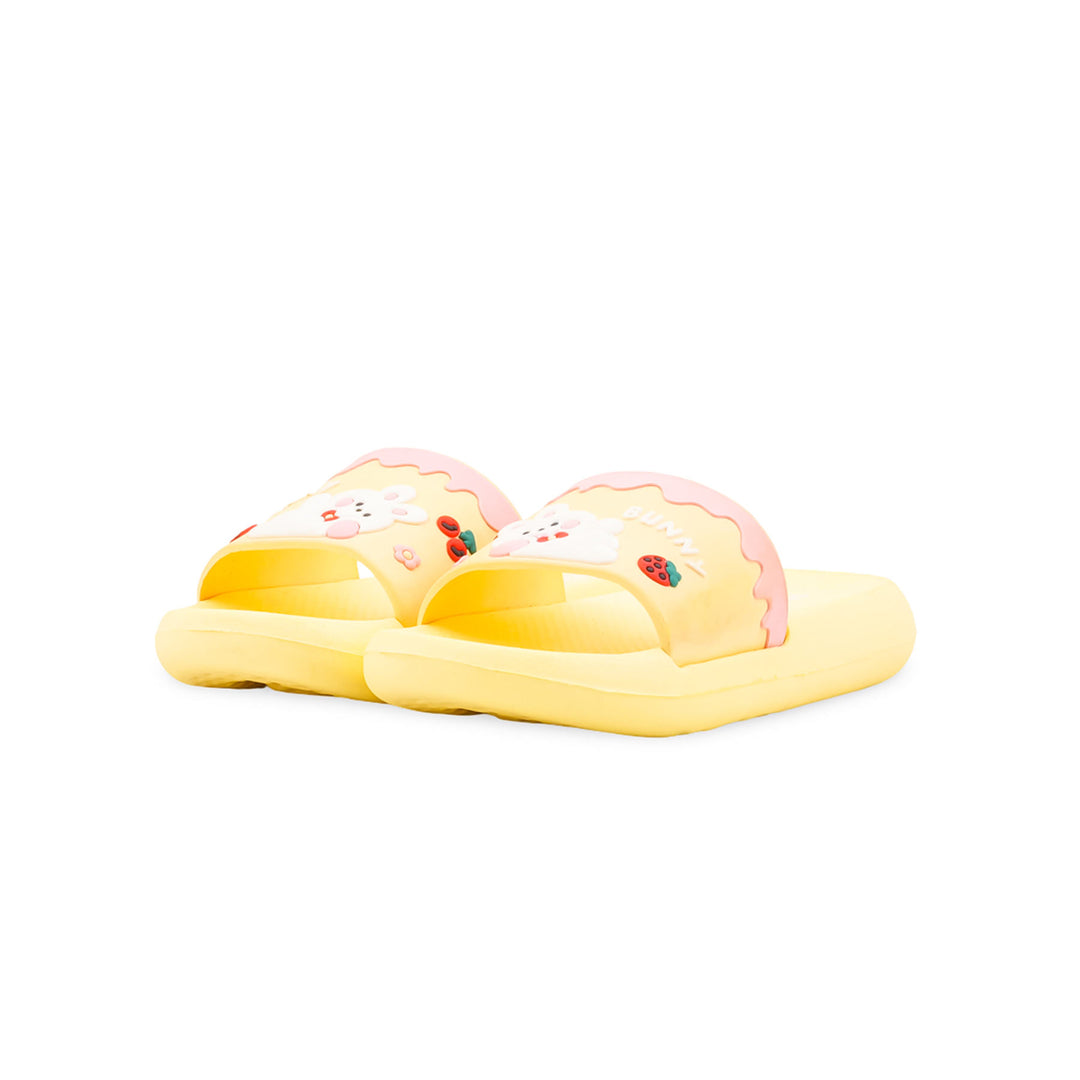 Girls Lemon Flip Flops KD2728