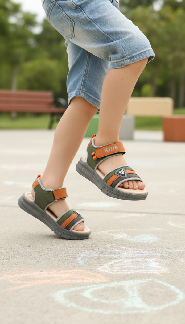 Boys Brown Casual Sandal KD2729