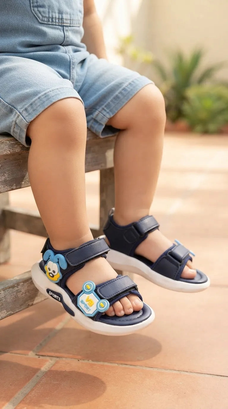 Boys Navy Casual Sandal KD2731