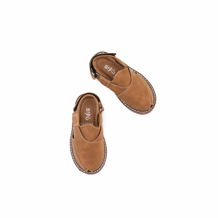 Boys Mustard Peshawari Chappal KD2734