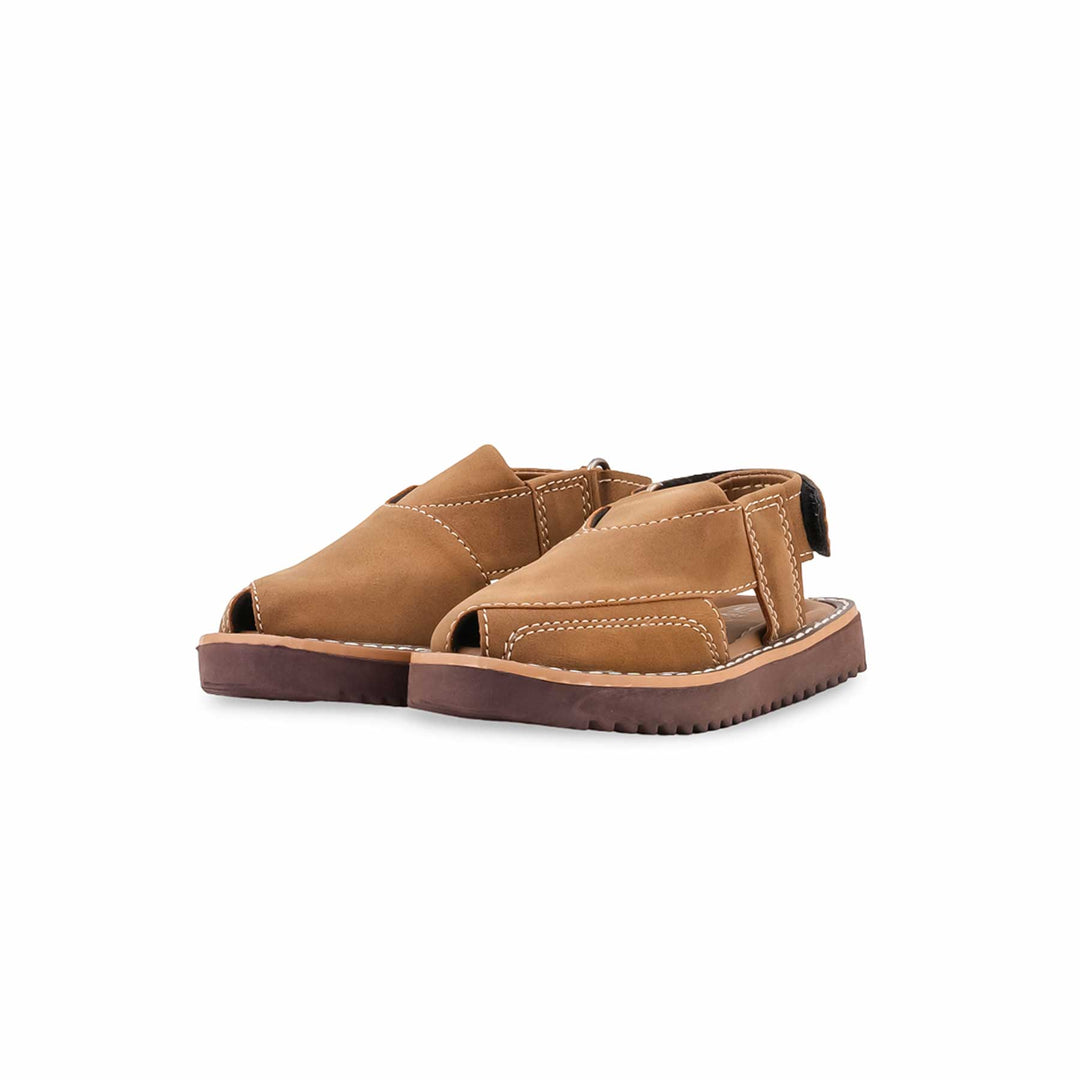 Boys Mustard Peshawari Chappal KD2734