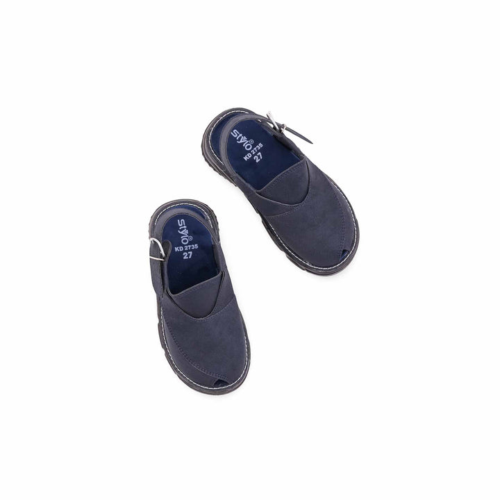 Boys Navy Peshawari Chappal KD2735