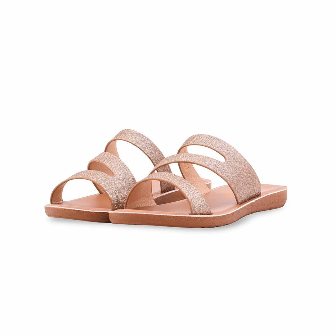 Girls Brown Casual Slipper KD2761
