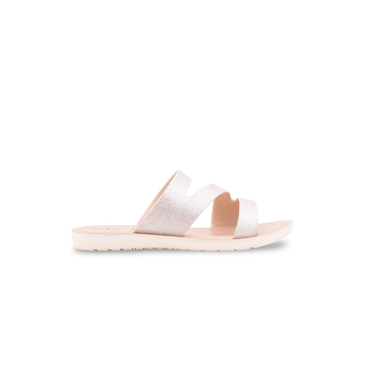 Girls Cream Casual Slipper KD2761