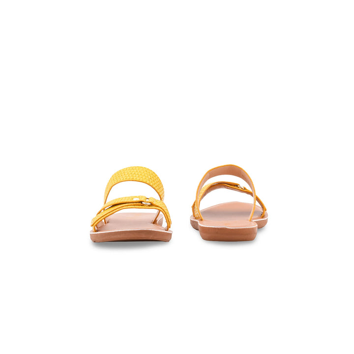 Girls Mustard Casual Slipper KD2762