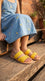 Girls Mustard Casual Slipper KD2762