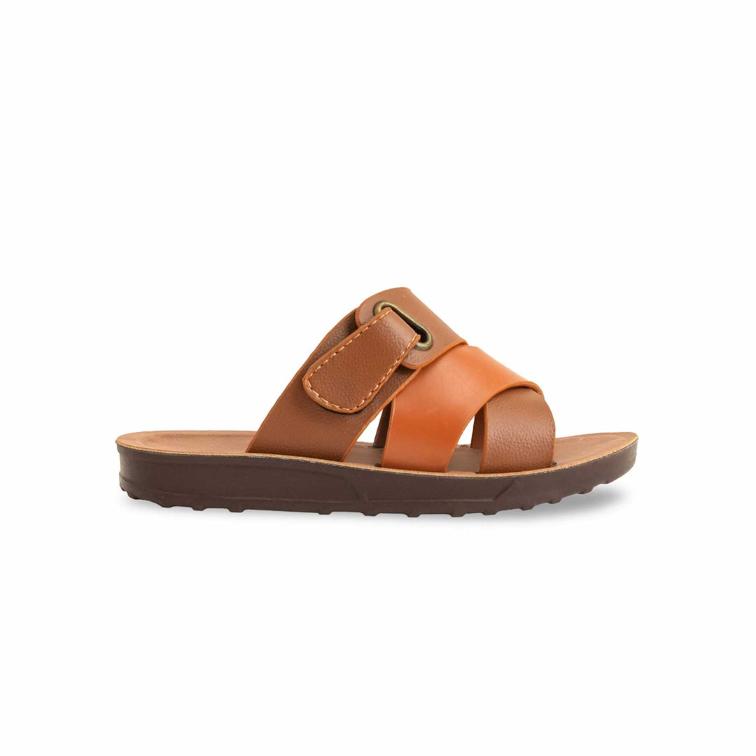 Boys Brown Casual Slipper KD4709