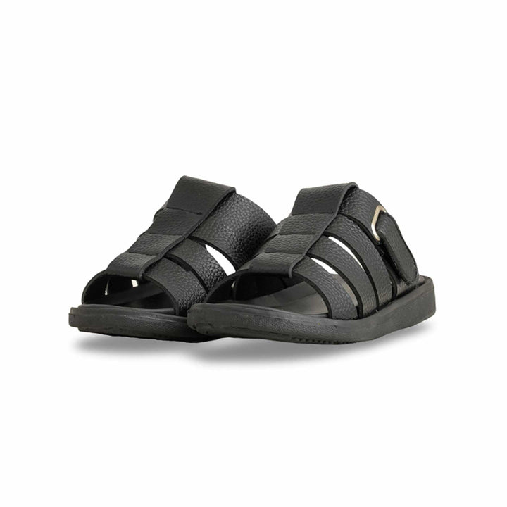 Boys Black Formal Slipper KD4715