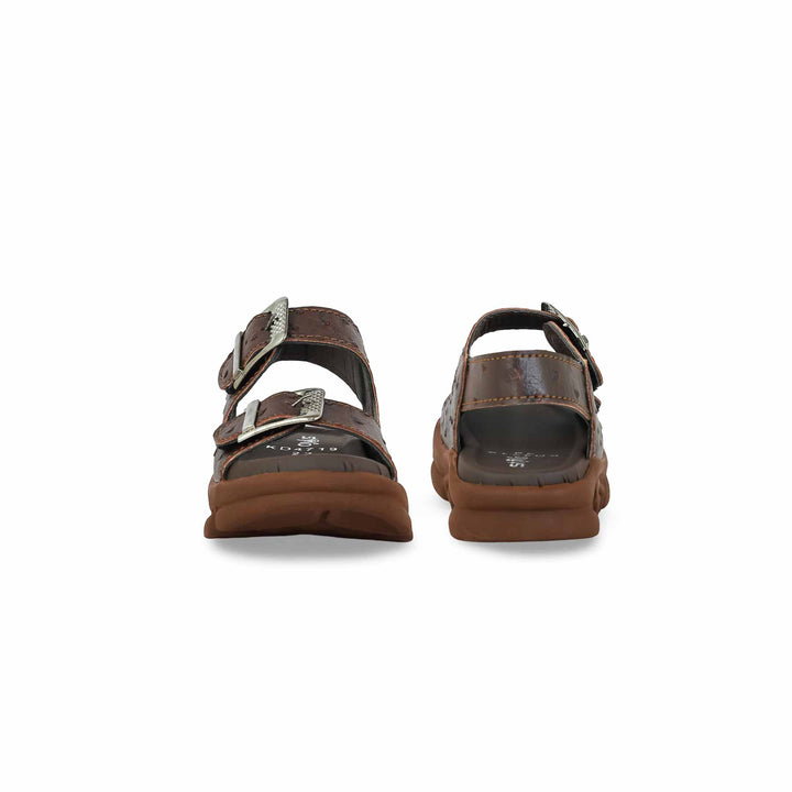 Boys Brown Formal Sandal KD4719