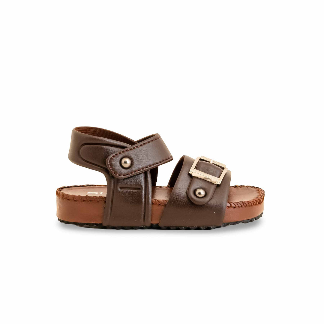 Boys Coffee Formal Sandal KD4729