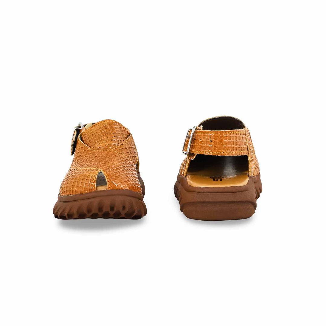 Boys Brown Peshawari Chappal KD4738