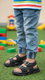 Boys Black Formal Sandal KD4744