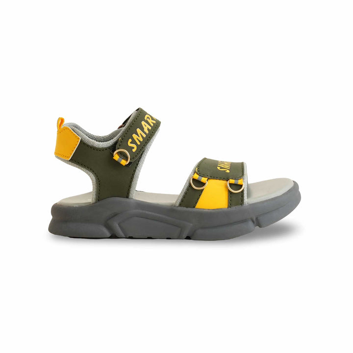 Boys Green Casual Sandal KD4752
