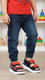 Boys Navy Casual Sandal KD4757