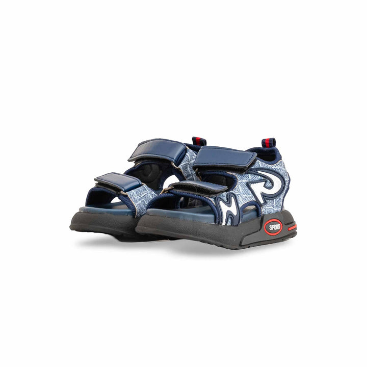Boys Navy Casual Sandal KD4760