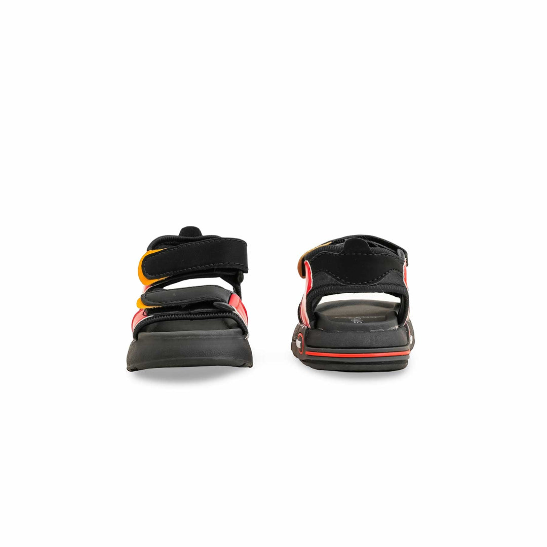 Boys Black Casual Sandal KD4762