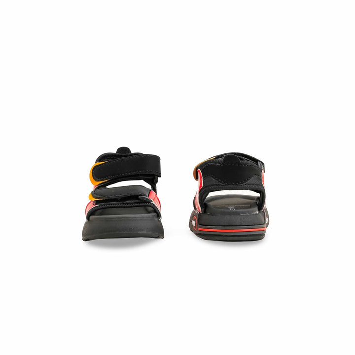 Boys Black Casual Sandal KD4762