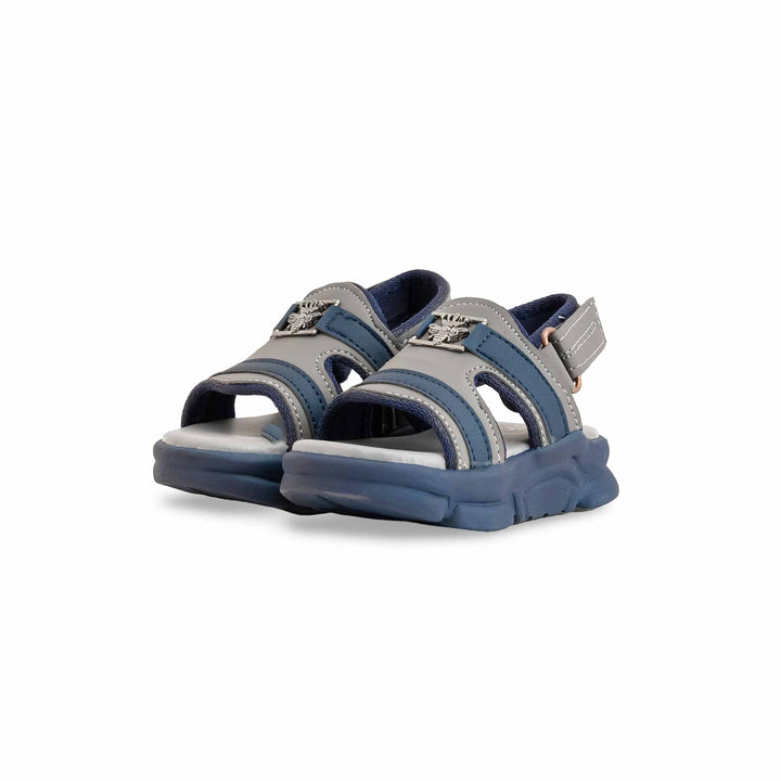 Boys Grey Formal Sandal KD4781