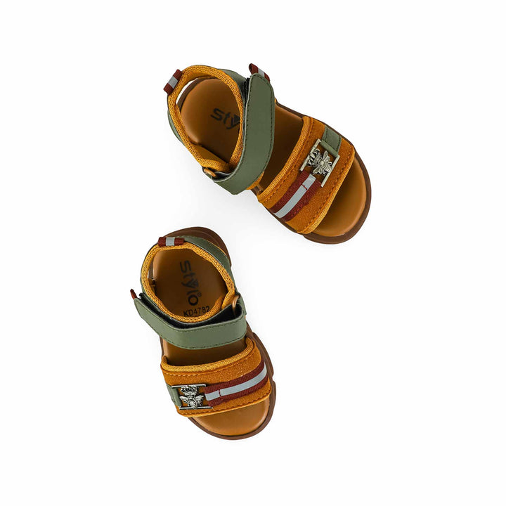 Boys Brown Formal Sandal KD4782
