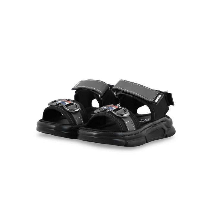 Boys Grey Formal Sandal KD4783