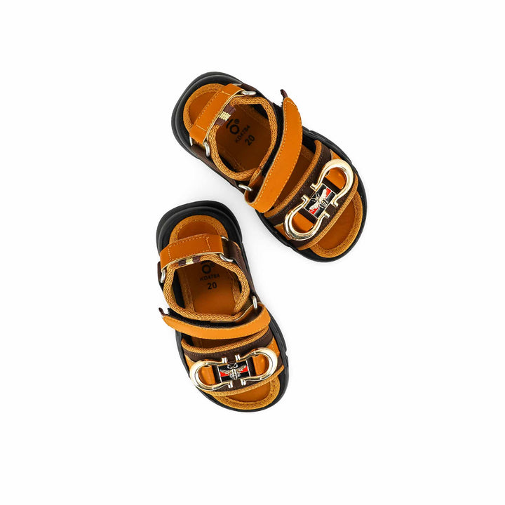 Boys Mustard Formal Sandal KD4784