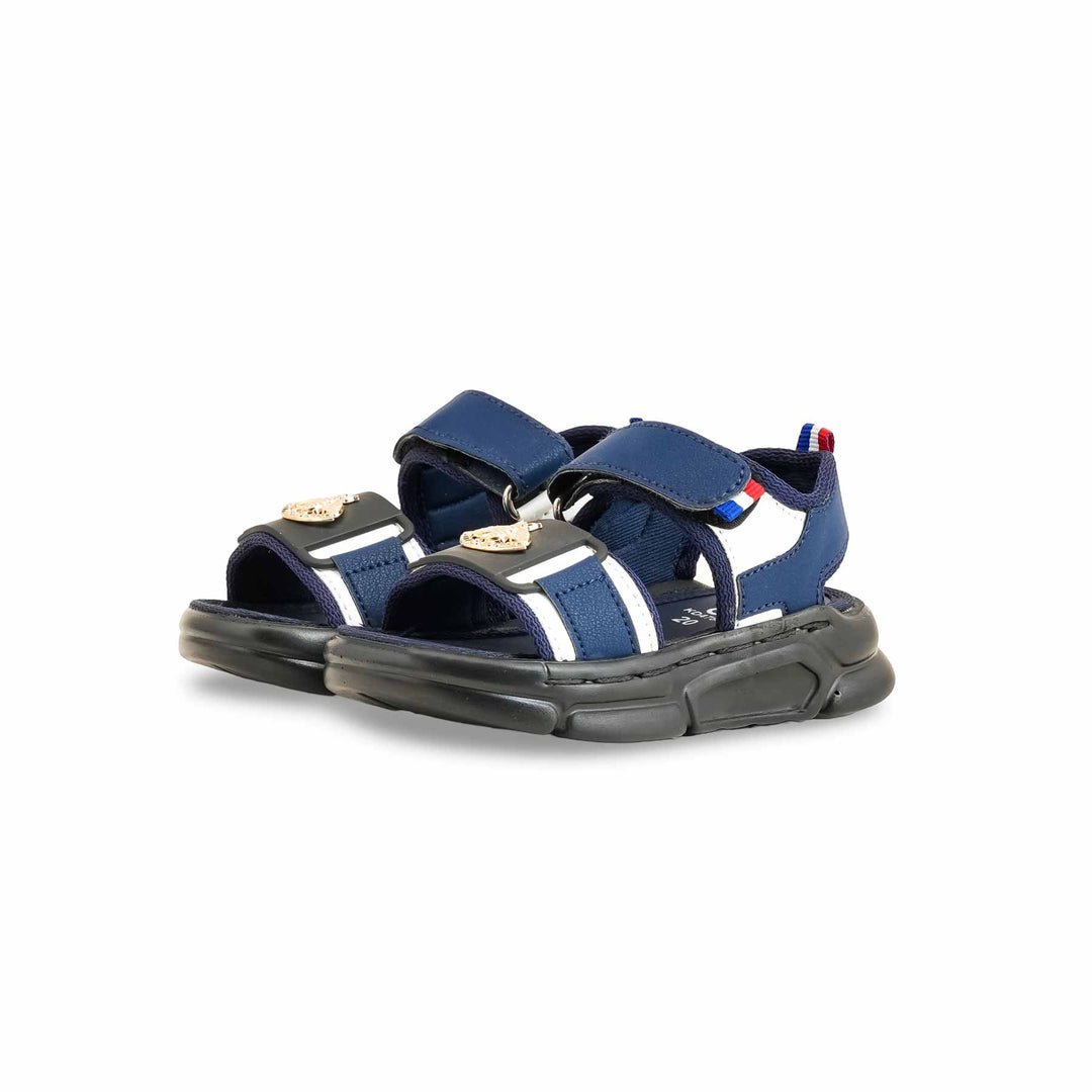 Boys Navy Formal Sandal KD4785