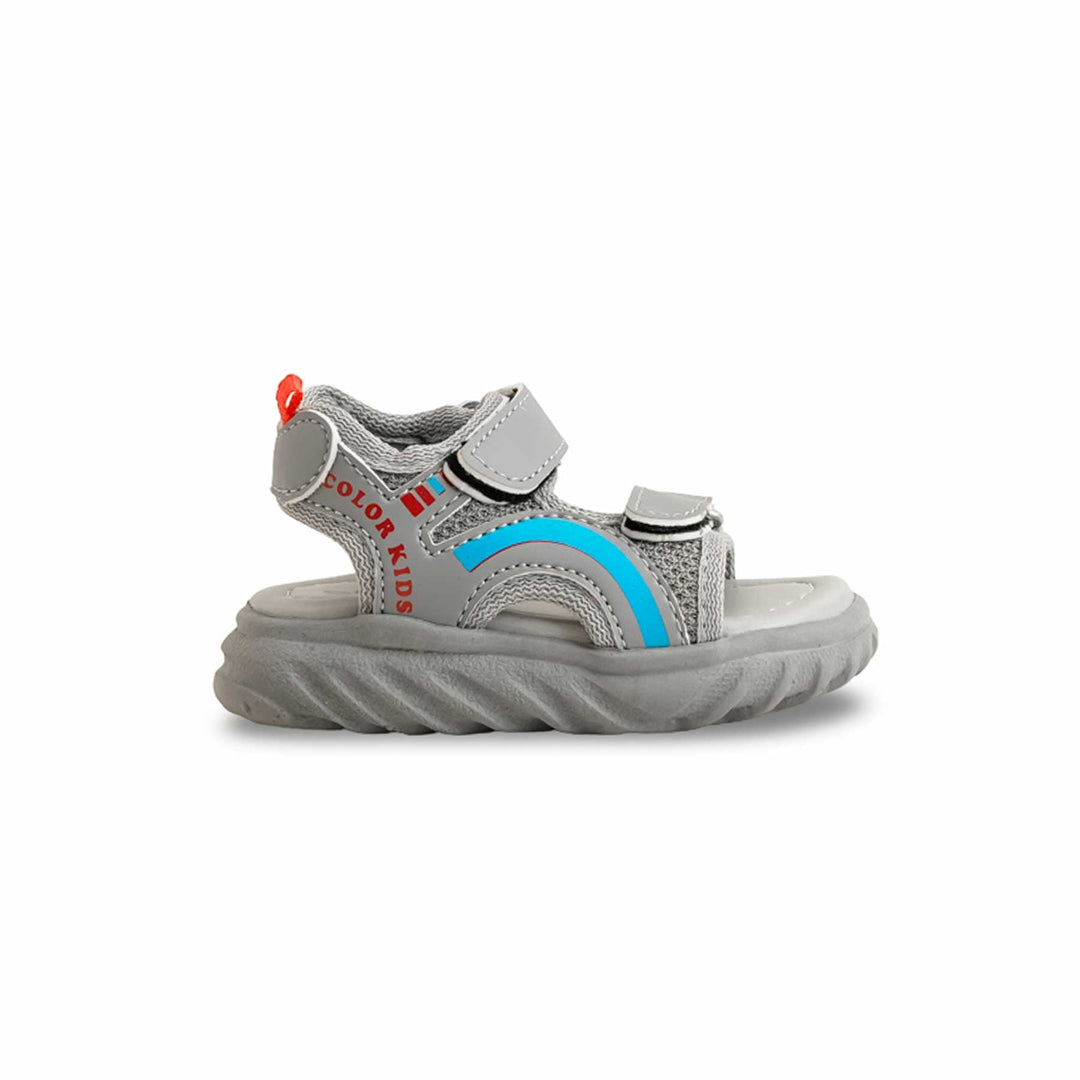 Babies Grey Casual Sandal KD4794